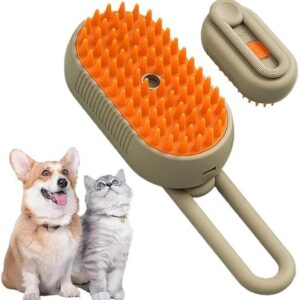 3-in-1 Cat & Dog Steam Brush - Pet Massage Tool