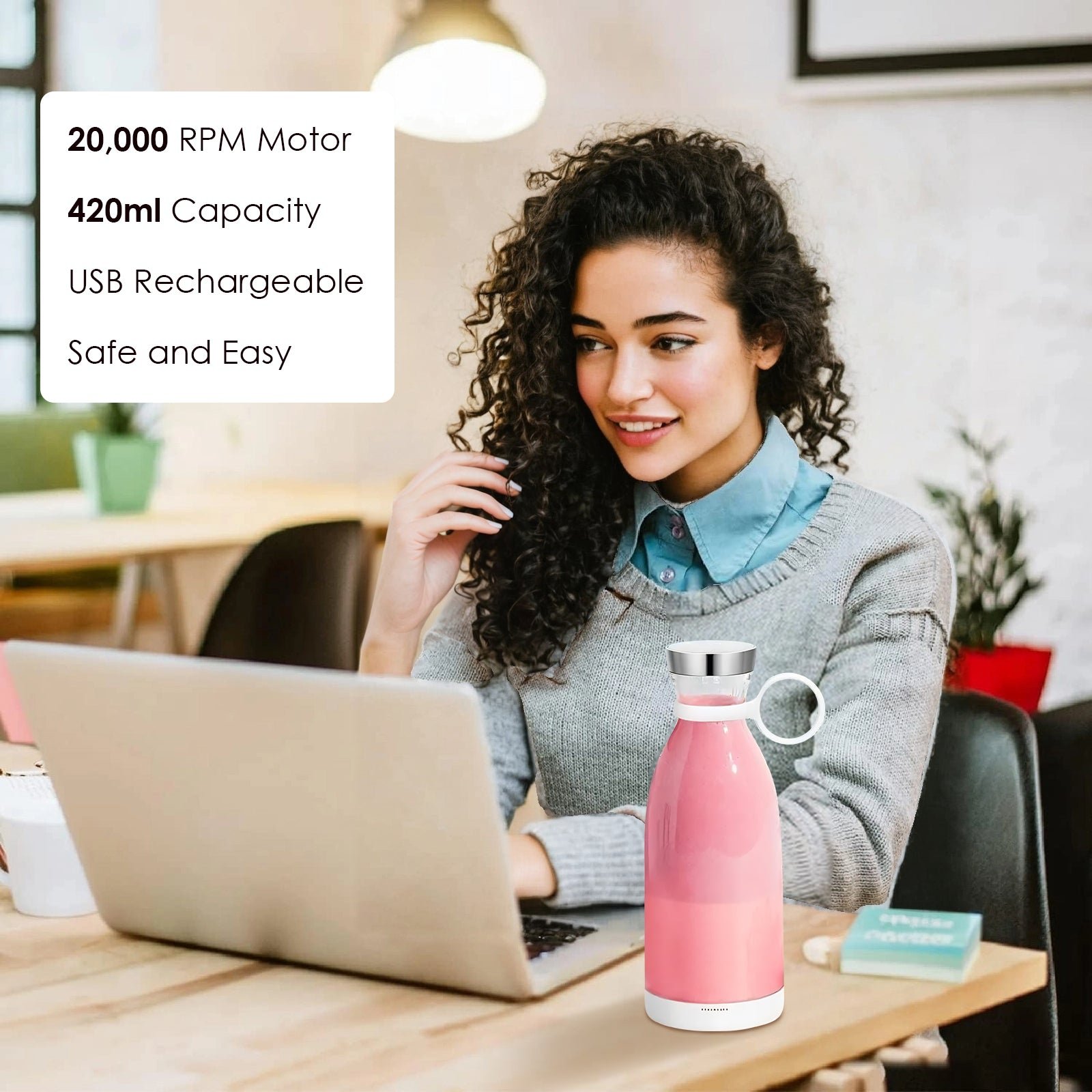 Electric Portable Mini Juicer Bottle - Image 5