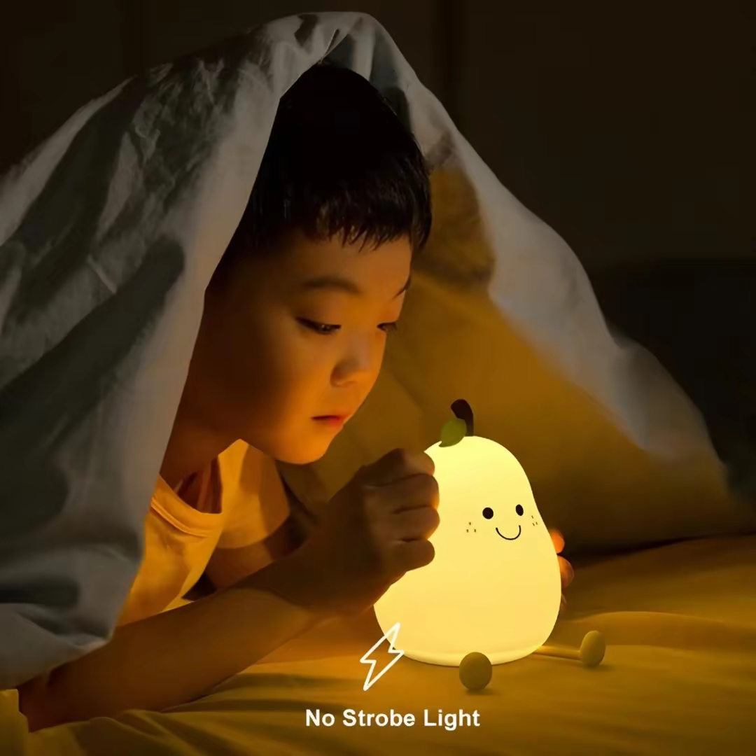 LED Night Light Pear Table Rechargeable Lamp - Image 4