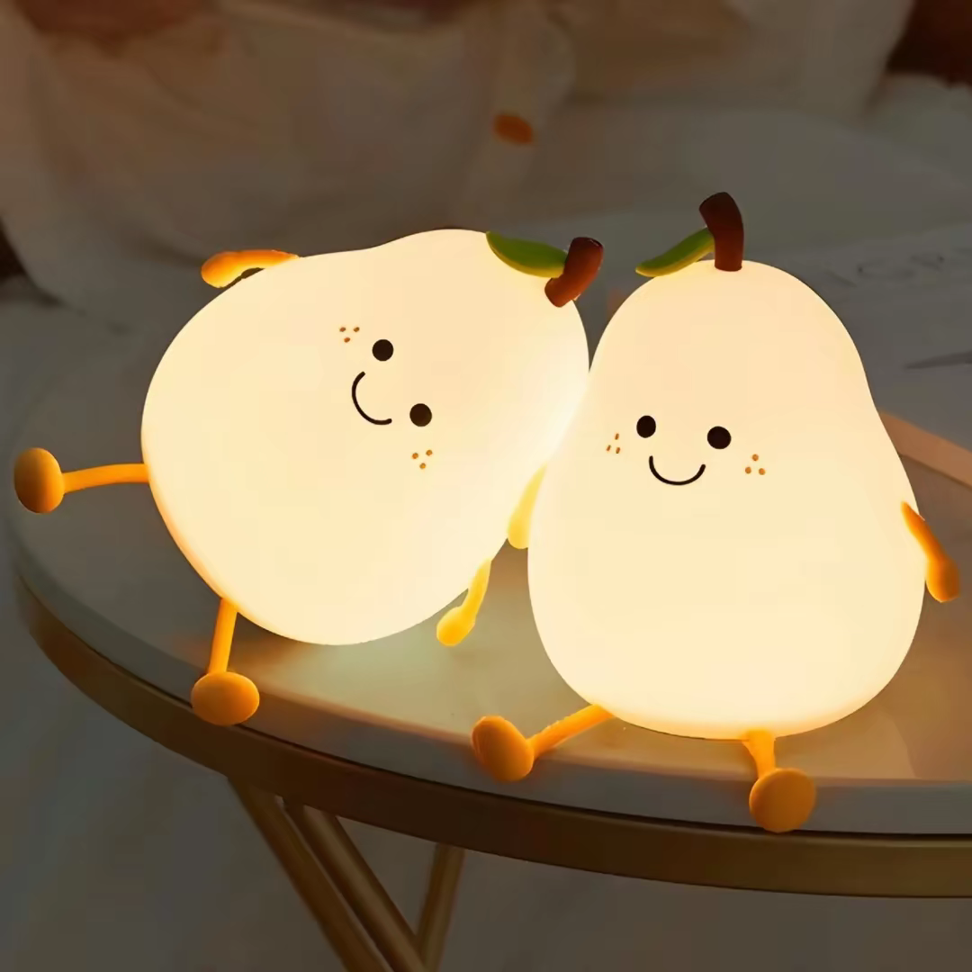 LED Night Light Pear Table Rechargeable Lamp - Image 7