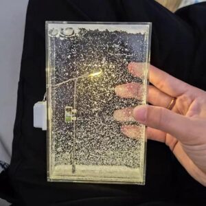 Magic Snowy Landscape Night Lights Small Street