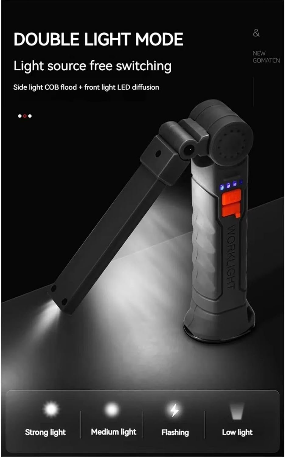 Rechargeable Automotive Inspection Light with 360° Rotation - Image 6
