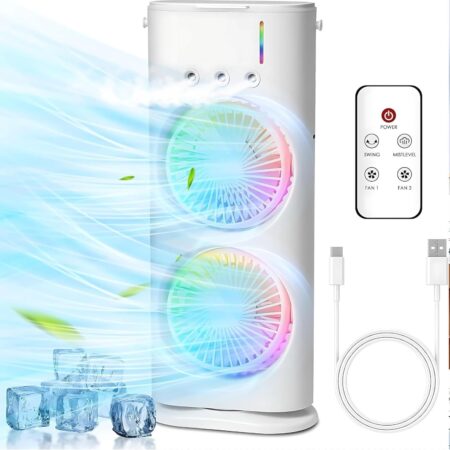 Portable Cooling Fan with Remote Control