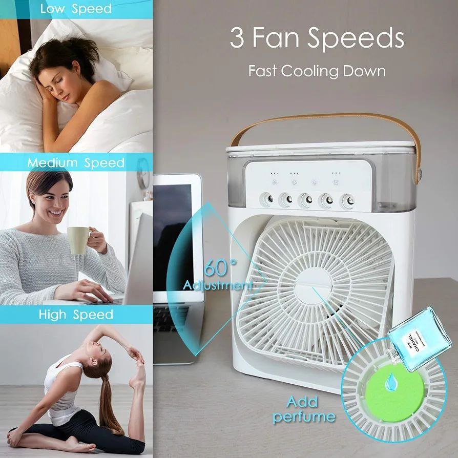 Portable Mini Air Conditioner & Lamp - Image 5