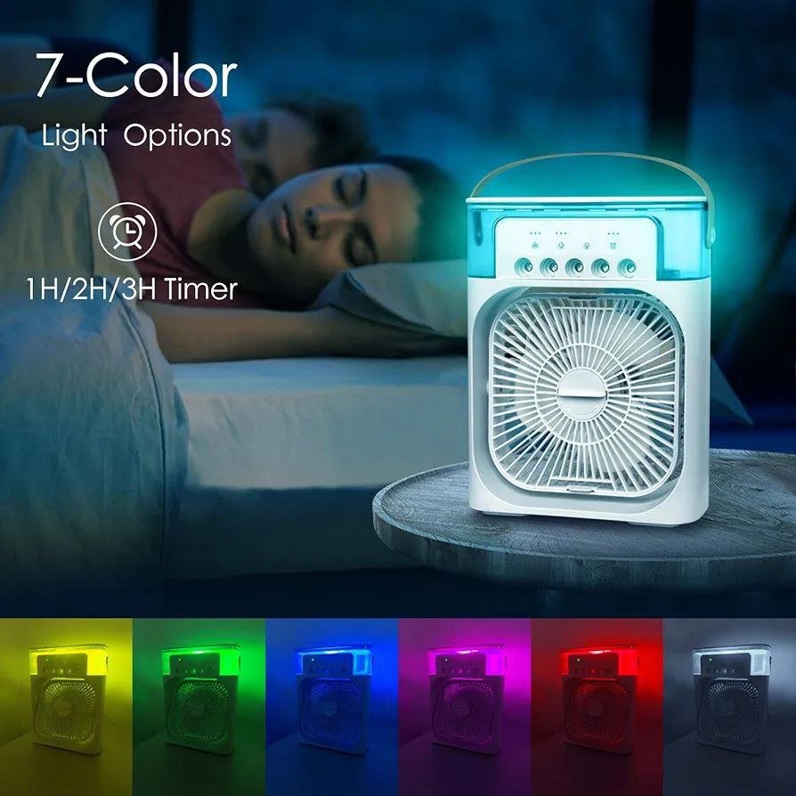 Portable Mini Air Conditioner & Lamp - Image 2