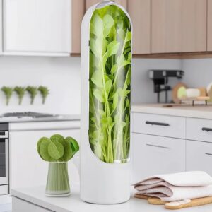 Herb Saver for Refrigerator – Fresh Herb Keeper Pod for Cilantro, Mint, Parsley, Asparagus