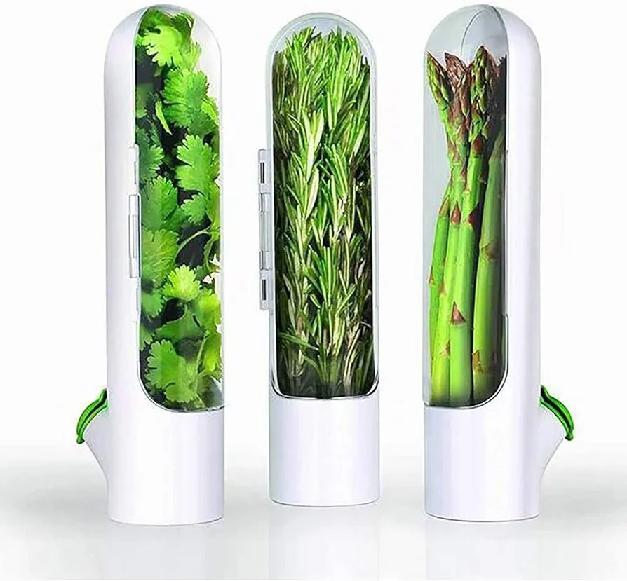 Herb Saver for Refrigerator – Fresh Herb Keeper Pod for Cilantro, Mint, Parsley, Asparagus - Image 2