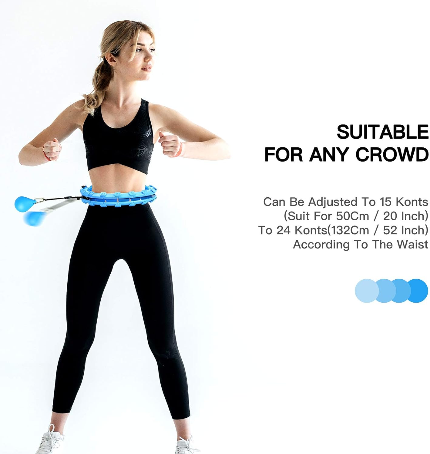Adjustable Weighted Hula Hoops for Fitness - 24 Detachable Sections for All Ages - Image 10