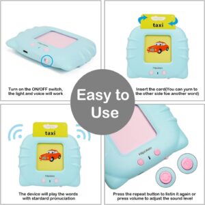 Educational Toy with Music for Toddlers Age, 200 Sight Words Flash Cards