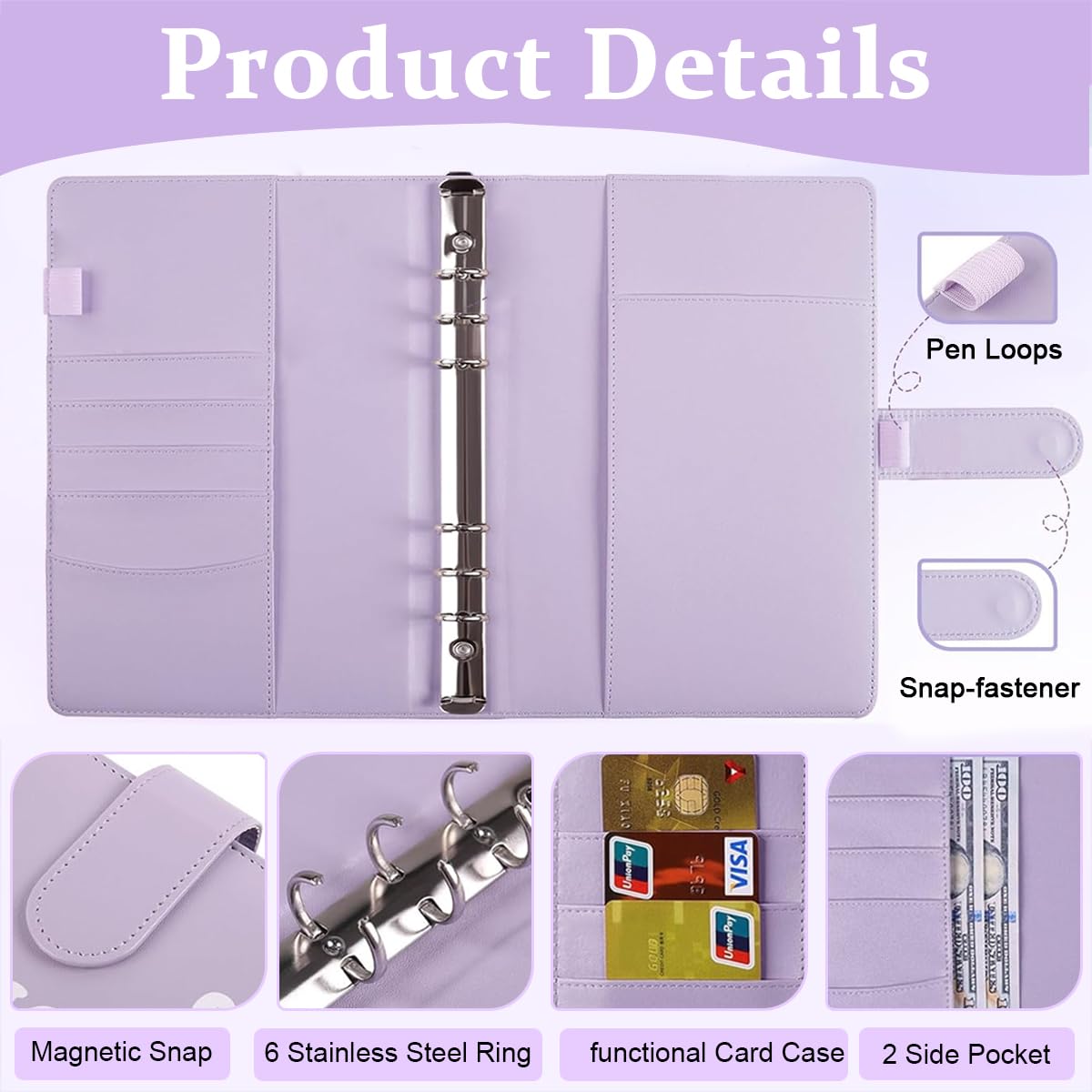 100 Days Money Saving Planner – A5 Budget Binder with 100 Cash Envelopes - Image 4