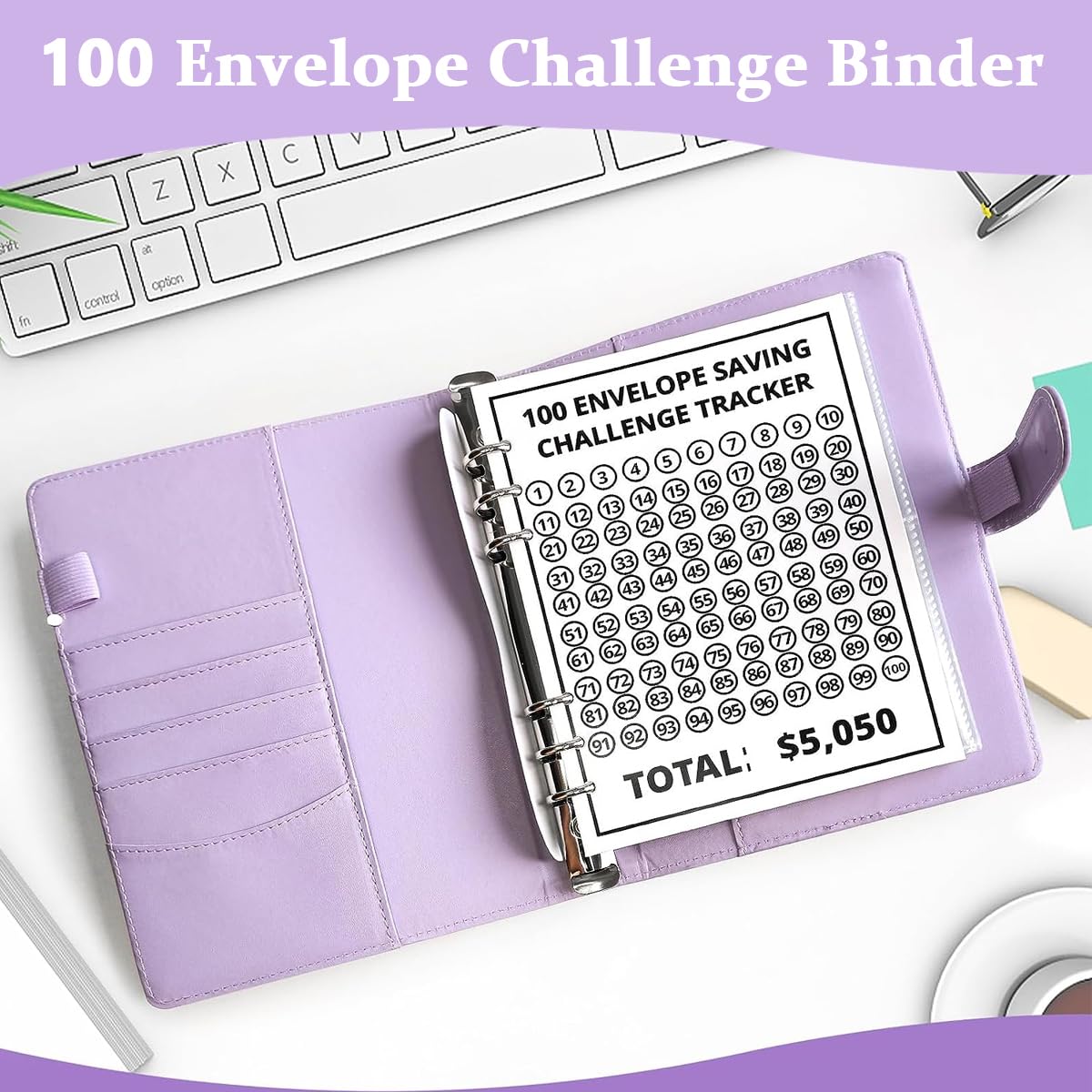 100 Days Money Saving Planner – A5 Budget Binder with 100 Cash Envelopes - Image 7