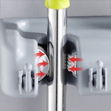 5 Slot Broom Holder Wall Mount Organizer | Mop and Broom Storage Rack with 6 Hooks, Heavy-Duty Tool Hanger for Kitchen, Garage, Garden, and Laundry Room - Image 5