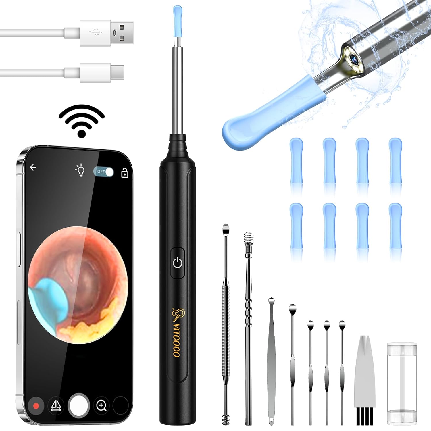 Ear Wax Removal Kit Ear Camera Digivel Stotre