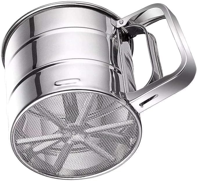 Stainless Steel Flour Sifter Cup – Manual Sieve for Baking - Image 8