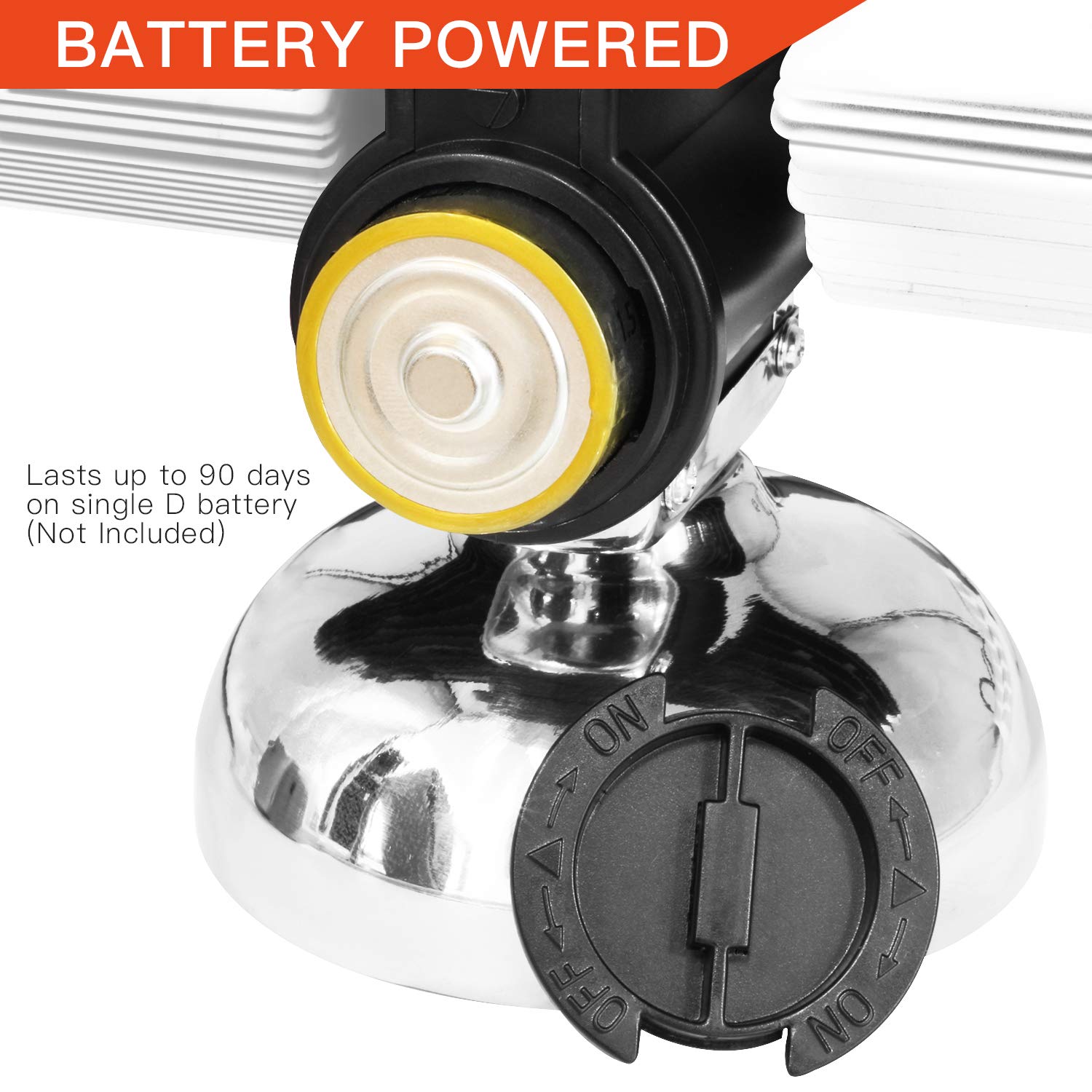 Retro Flip Clock White Metal Mechanical-Digital Flip Desk Clock – Steampunk Vintage Display Shelf Clock (8 x 6.5 x 3 Inches) - Image 5