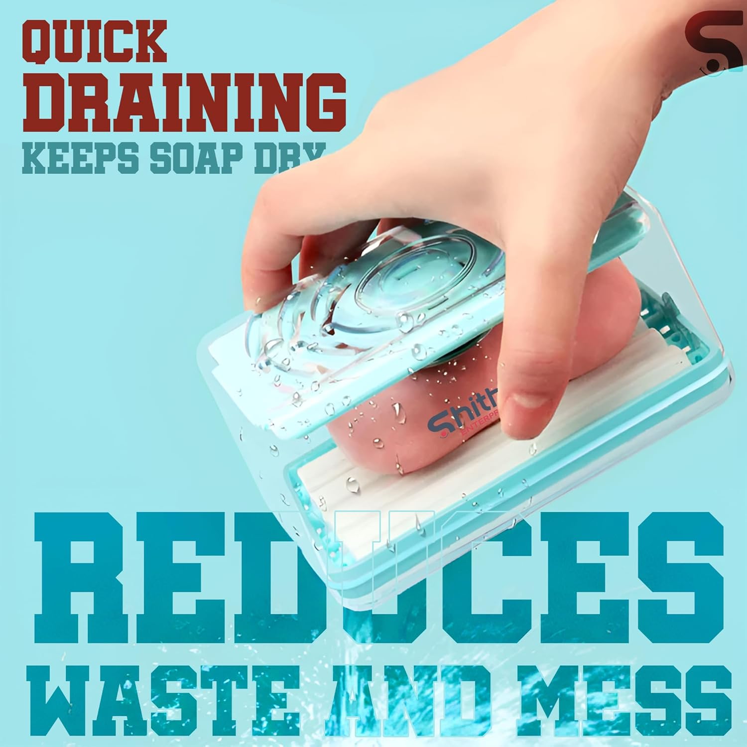 2 in 1 Soap Roller Dispenser for Clothes Washing Laundry Soap Saver Box with Foam Roller - Image 5