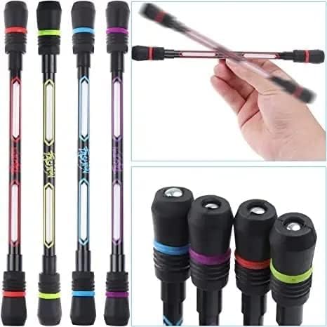 Spinning Rotatable Finger Pen – Non-Slip Coated Rolling Ballpoint Pen with Weighted Ends for Tricks, Fidgeting & Writing (1 Pc) - Image 3