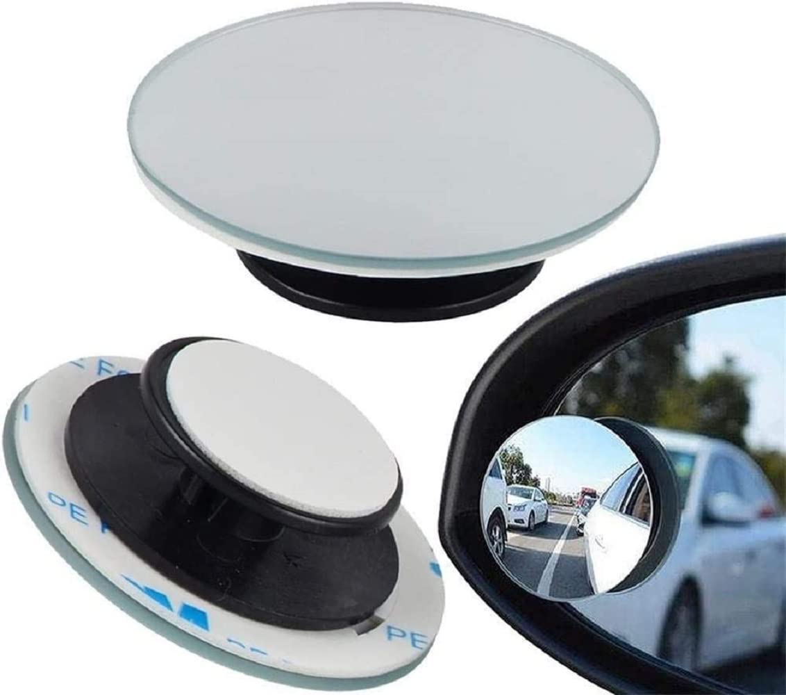 360 Degree Blind Spot Mirror for Car – 2 Pack Adjustable HD Glass Convex Mirror with Waterproof 3M Adhesive, Universal Fit for Cars, SUVs, and Trucks - Image 7