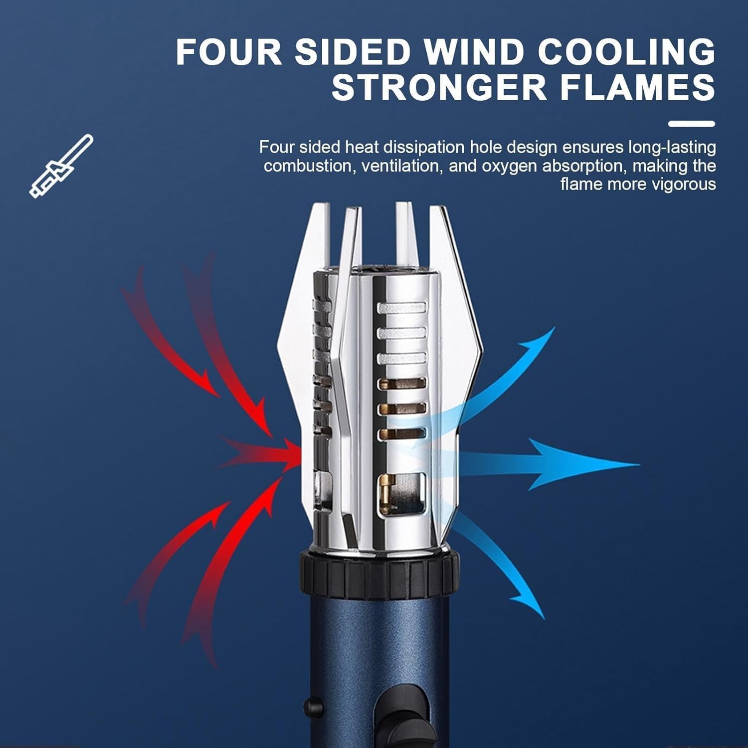 Jet Torch Butane Lighter – Green Flame Playing Card Design, Windproof Refillable Lighter with UV Currency Detector, Exquisite Gift Box for Men, Birthday & Festival Gift - Image 4