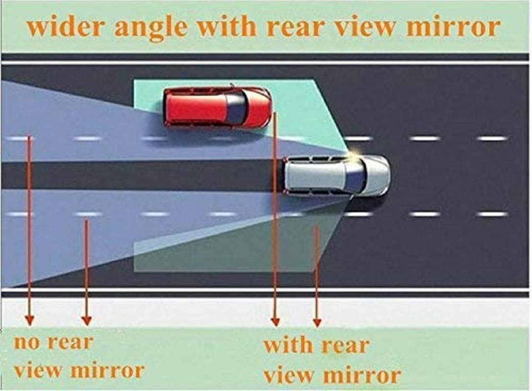 360 Degree Blind Spot Mirror for Car – 2 Pack Adjustable HD Glass Convex Mirror with Waterproof 3M Adhesive, Universal Fit for Cars, SUVs, and Trucks - Image 4