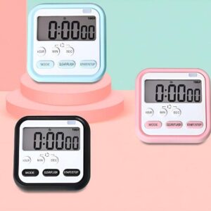 Digital Kitchen Timer & Stopwatch with Loud Alarm