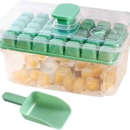 Easy Press Ice Tray Container with Lid