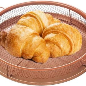 Kitchen Crispy Tray with Mesh Basket & Oil Pan