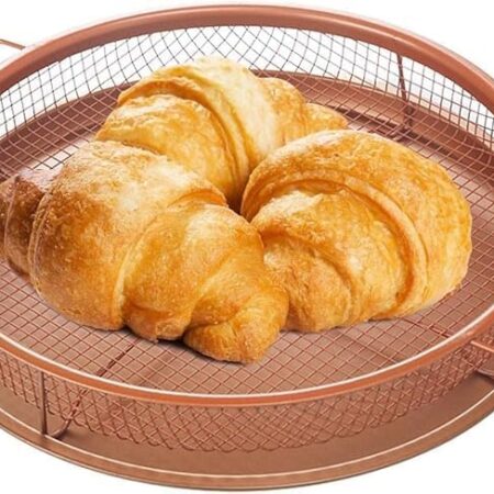 Kitchen Crispy Tray with Mesh Basket & Oil Pan