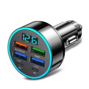 Super Fast Charge USB-C Car Phone Charger Adapter