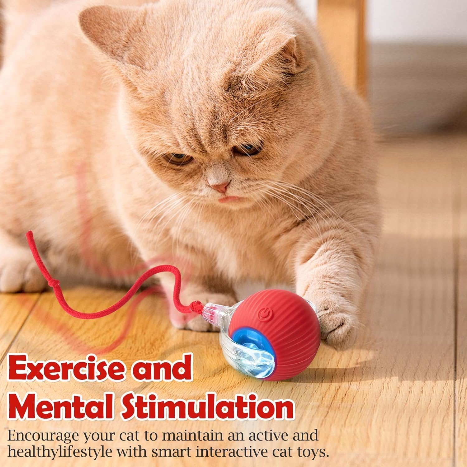 Interactive Smart Cat and Dog Rolling Ball Toy