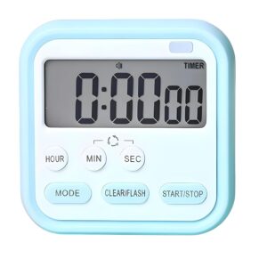 Digital Kitchen Timer & Stopwatch with Loud Alarm