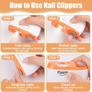 Electric Nail Clipper Automatic Nail Trimmer