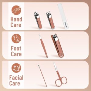 Nail Clipper Set 7-in-1 Professional Manicure Pedicure Kit