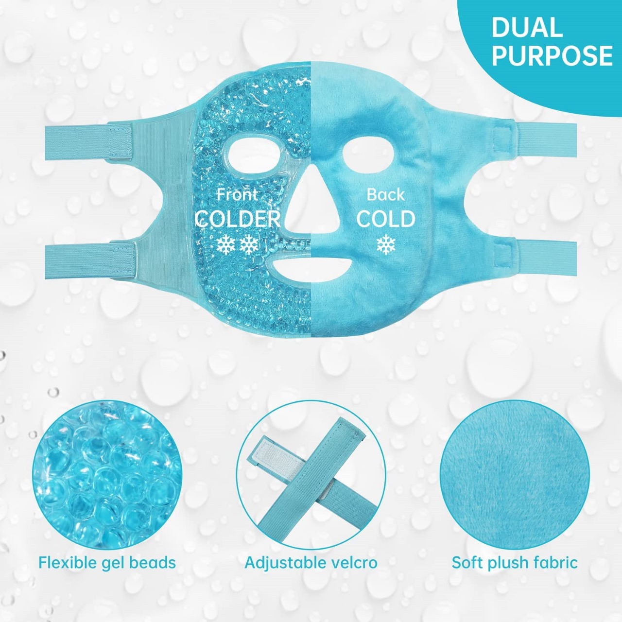 Heating and cooling face mask therapy