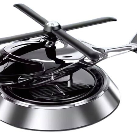 Solar Powered Helicopter Car Perfume Diffuser Dashboard Accessory