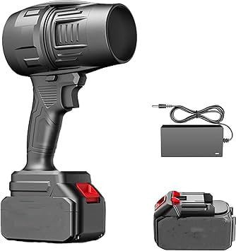 Seese Cordless Leaf Blower with Li-Ion Battery & Charger | Lightweight Portable Electric Blower for Lawn Care, Patio Cleaning, Dust & Leaves Removal