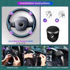 Mini Car Steering Wheel Knob Spinner