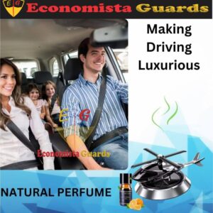 Solar Powered Helicopter Car Perfume Diffuser Dashboard Accessory