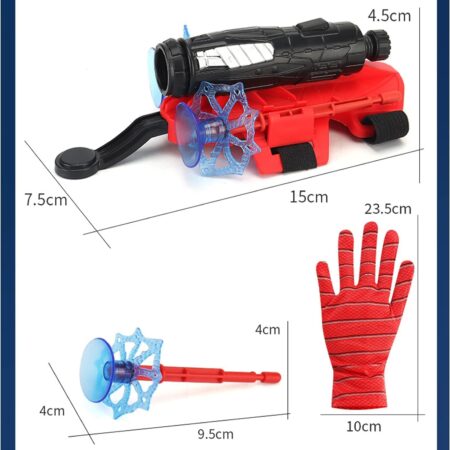 Spider Web Shooters Toy with Gloves for Kids
