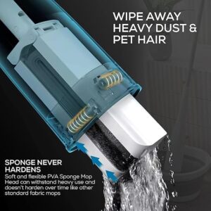 Adjustable Self-Squeezing Mop with Long Handle