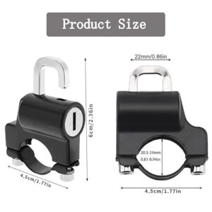 Motorcycle Helmet Lock Anti-Theft Handlebar Mount