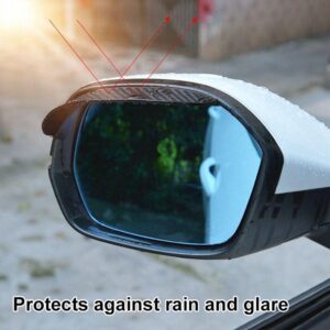 Rear View Mirror Rain Visor for Car SUV Truck