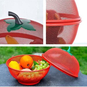 Apple Shape Net Fruit Basket for Kitchen Countertop