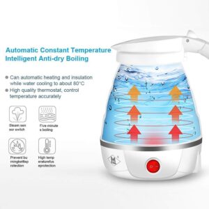 Collapsible Travel Electric Kettle for Tea & Coffee