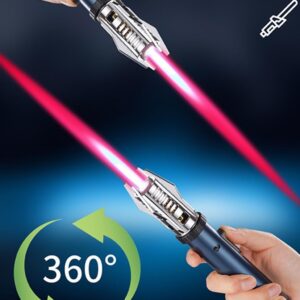 Jet Flame Butane Lighter | Adjustable Refillable Torch for Outdoor, Kitchen & Grilling | Windproof, Durable, and Reusable Gas Lighter with Safety Lock