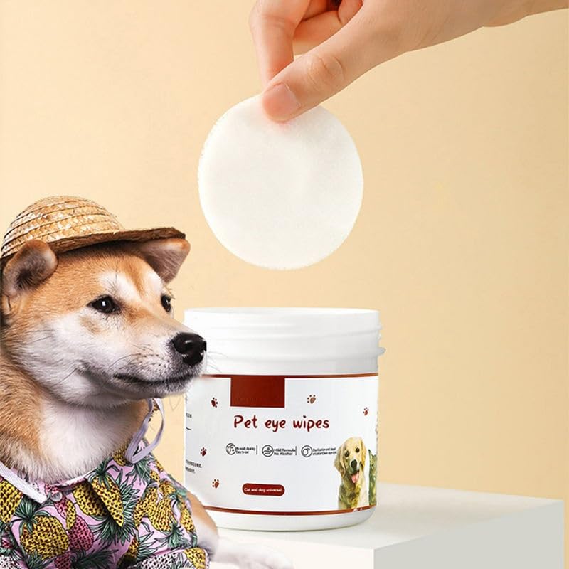 Pet Eye & Ear Cleaning Wipes for Dogs & Cats | 200 Count Non-Irritating Grooming Wipes with Primrose Oil | Tear Stain & Wax Remover | Gentle Daily Pet Hygiene Care - Image 3