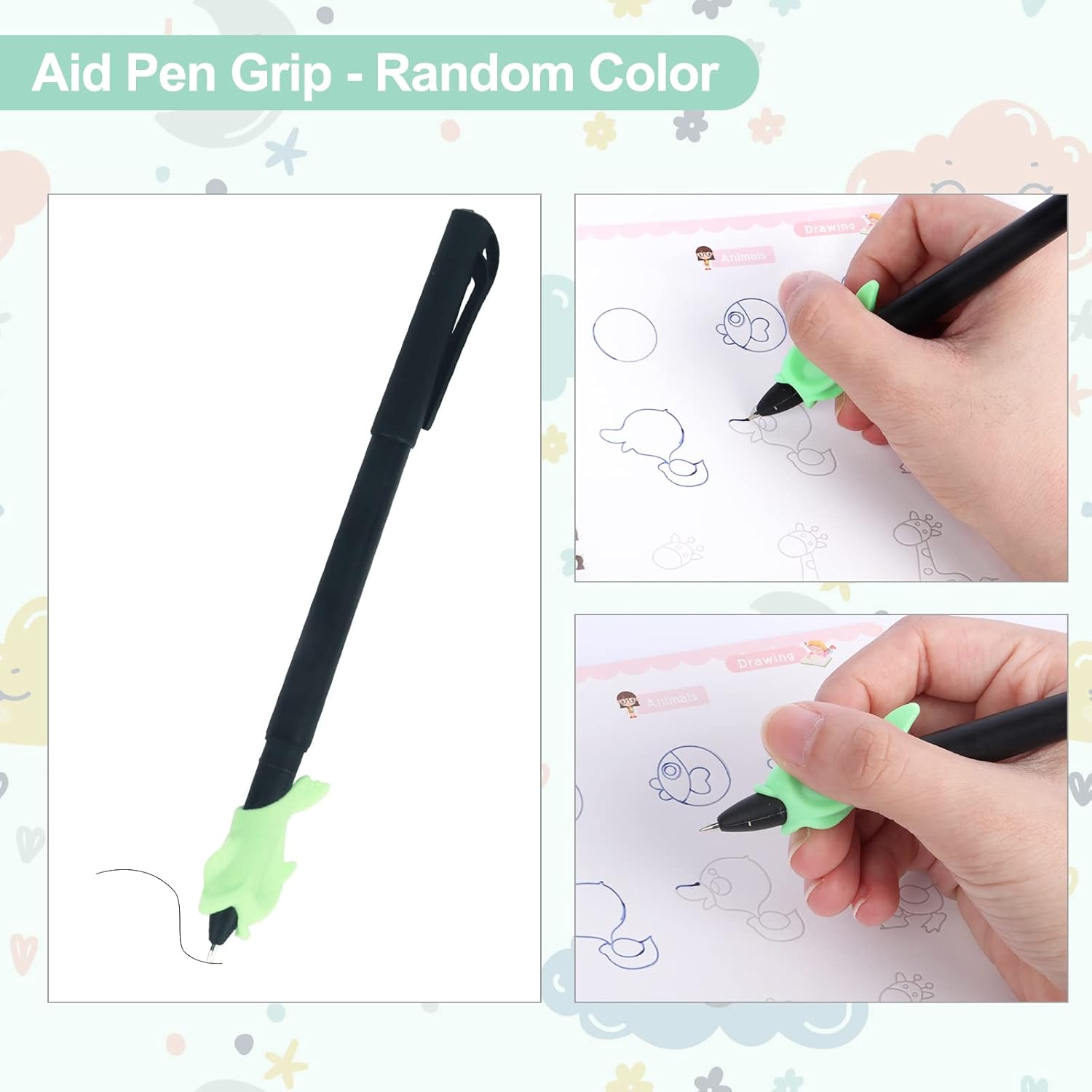 Magic Grooved Copybook for Kids | Reusable English Cursive Handwriting Practice Book Set (4 Books + 8 Pen Cores + 1 Holder + 1 Case) | 3D Groove Calligraphy Learning Workbook - Image 5