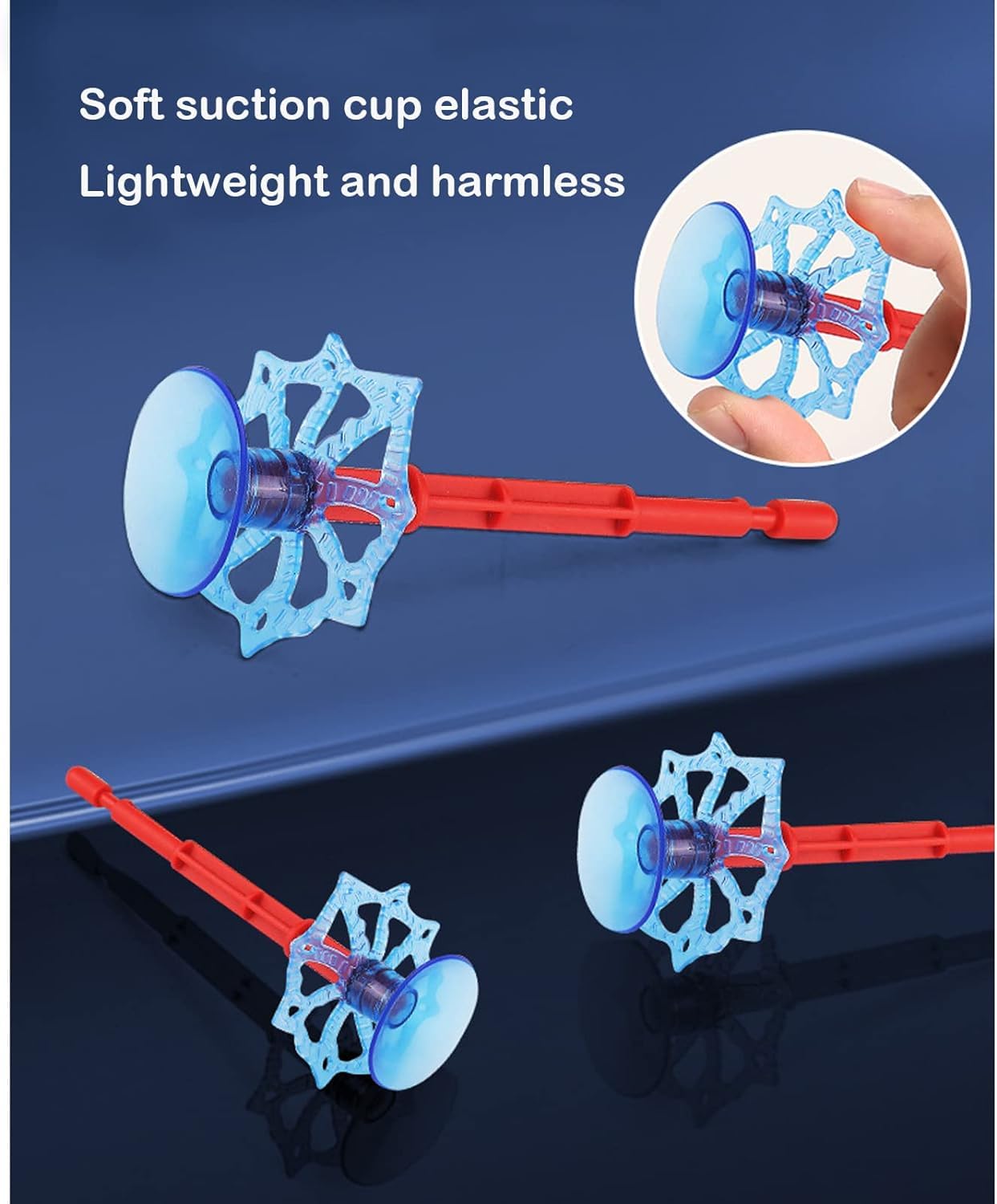 Spider Web Shooters Toy for Kids | Spiderman Hand Gloves Hero Launcher Wrist Toy Set | Cosplay Bracers with Sticky Wall Soft Bombs | Role Play & Party Gift - Image 5