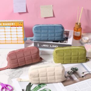 Pillow Stationery Pouch Soft Quilted Pencil Case