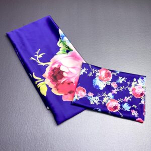 Original Japan Satin Saree Devsena Satin with Digital Print